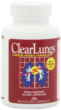 RidgeCrest Clearlungs (Red), Chinese Herbal Formula, 60 Vegetarian Capsules