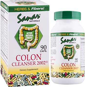 Premium Colon Cleanser Diet Pills - Super Detox Cleanse, Herb and Fiber Supplement, Increased Energy, Digestive Health Supplement for Women Men (90 Capsules)