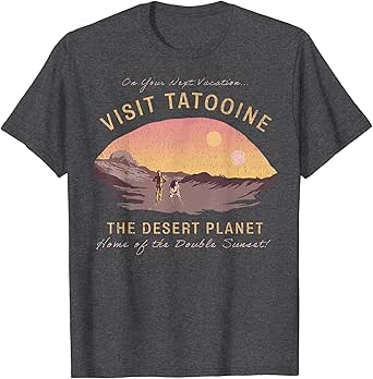 Star Wars Visit Tatooine The Desert Planet T-Shirt