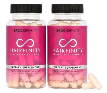 Brock Beauty Hairfinity Healthy Hair Vitamins 120 capsules 2 Months Supply