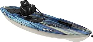 Pelican Sentinel 100X- Sit-on-top Kayak - Recreational One Person Kayak - 10 ft