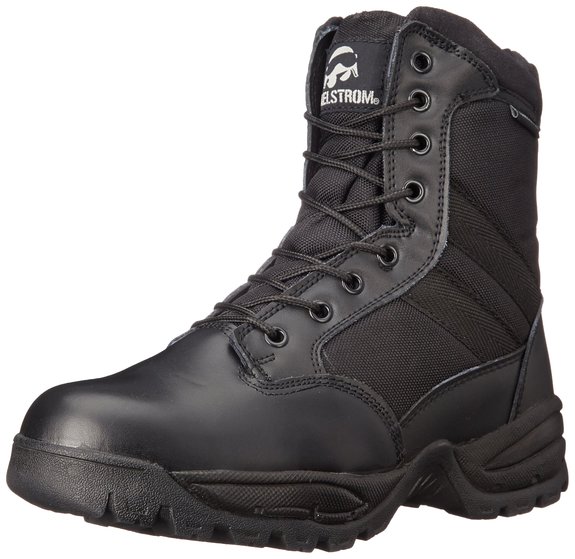 Maelstrom Men's TAC FORCE 8 Inch Waterproof Military Tactical Duty Work Boot with Zipper