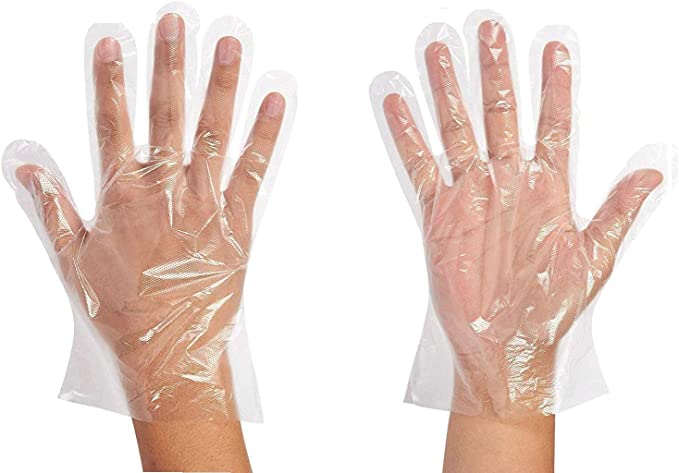 MyMagic 500 Pieces Multipurpose Disposable Plastic Gloves, Food Safe,Disposable Polyethylene Work Gloves for Cooking,Cleaning,Food Handling,Powder & Latex Free(One Size Fits Most)