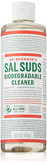 Dr. Bronner's Magic Soap Sal Suds All Purpose Cleanser Liquid, 16-Ounce