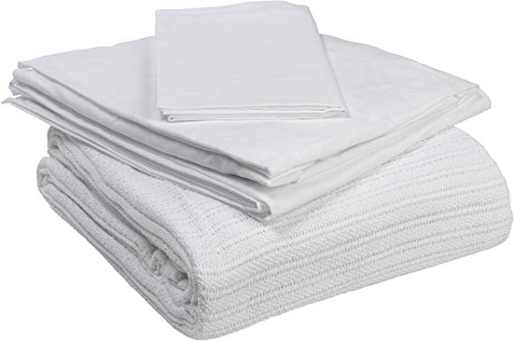 Drive Medical 15030HBC Hospital Bed Bedding in A Box, White