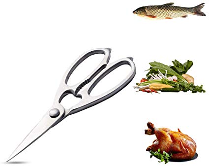 Twinwolf Kitchen Shears, Heavy Duty Shears Ultra Sharp Stainless Steel Multi-function Kitchen Scissors for Chicken/Poultry/Fish/Meat/Vegetables/Herbs/BBQ