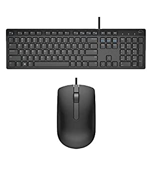 Dell USB Wired Keyboard & Mouse Combo(Black) KB216 MS116