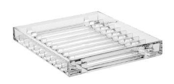 Clear CD Storage Tray - holds 10 standard CD jewel cases