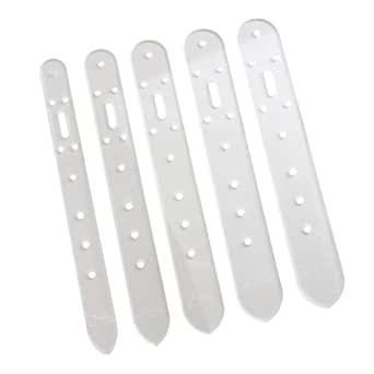 5 Pcs Clear Plastic Belt Buckle Holes Templates Leather Craft Punching Tool (25mm/30mm/35mm/38mm/40mm)