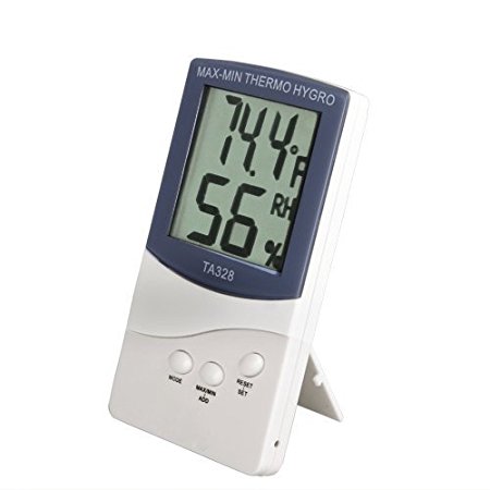 Hrph Digital Lcd Indoor/Outdoor Thermometer Hygrometer Accurate Temperature Meter
