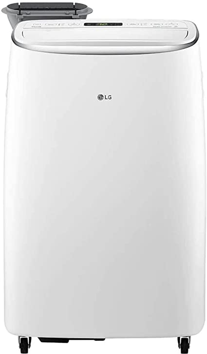 LG LP1419IVSM Smart Dual Inverter Portable Air Conditioner with 10000 BTU Cooling Capacity, 500 sq. ft. Cooling Area, in White