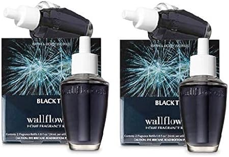 Bath and Body Works 4 Pack Black Tie Wallflowers Fragrance Refill 0.8 Oz.