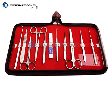OdontoMed2011 20 PCS Advanced Biology LAB Anatomy Student Dissecting Dissection KIT Set with Scalpel Knife Handle Blades #10   #11
