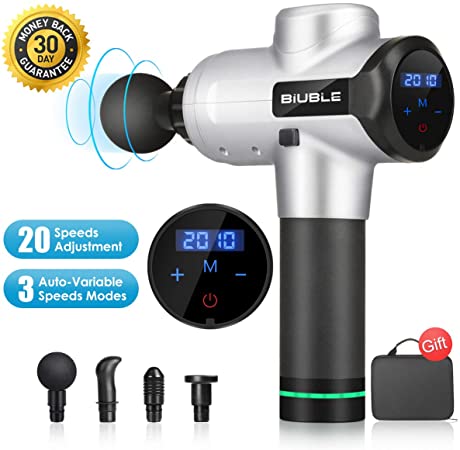 BIUBLE Powerful Deep Tissue Muscle Percussion Massage Gun for Athletes