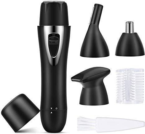 Blusmart 4-in-1 Hair Removal Trimmer Epilator Kit with USB Charging