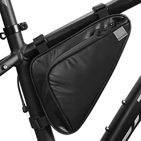 HOMPER Bike Frame Bag Bicycle Triangle Bag Front Tube Waterproof Cycling Frame Pannier Cell Phone Bag for MTB Road Mountain Bike