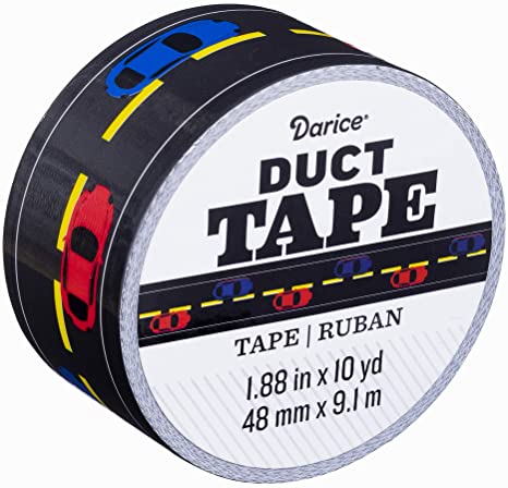 Darice Patterned Street, 1.88 Inches x 10 Yards Duct Tape, Multicolor