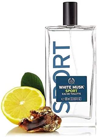 The Body Shop White Musk SPORT Eau De Toilette For Men - Fragrance For Men 100ml