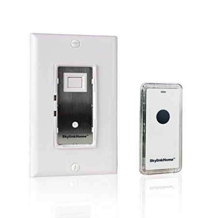 SkylinkHome WE-318 On/Off Wall Switch Lighting Receiver with Snap-On Remote (1000 Watts)