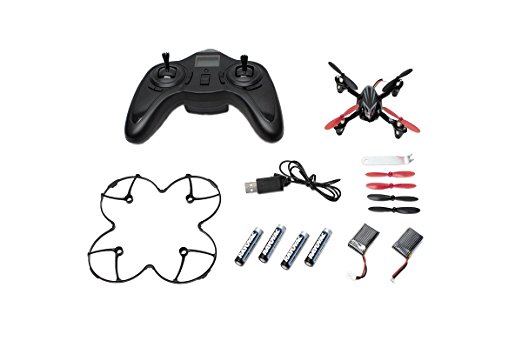 Hubsan X4 H107L 2.4GHz 4CH RC Quadcopter with LED Lights RTF, Black/Silver