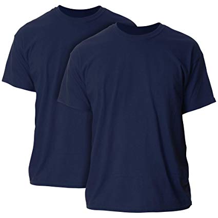 Gildan Men's Heavy Cotton Adult T-Shirt, 2-Pack