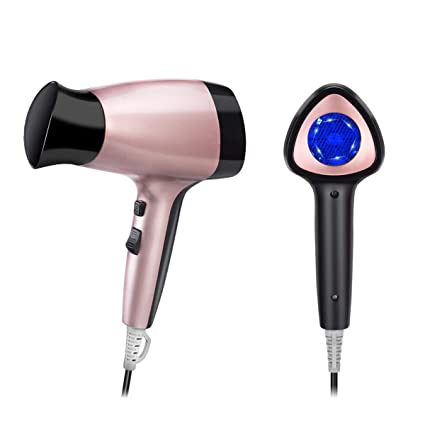 1600W Travel Hair Dryer Cosyonall Small Blow Dryer Compact & Lightweight Portable Mini Hair Dryer with a Bag, 2 Heat Setting Rose Gold