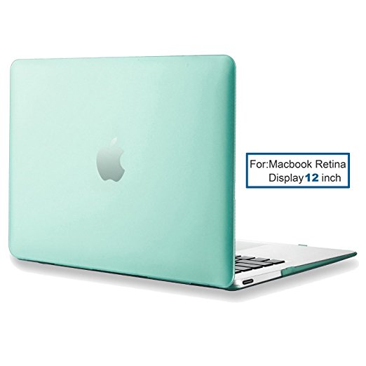 LEIMI Retina 12-inch Rubberized Hard Case for MacBook 12" with Retina Display A1534 (NEWEST VERSION) Shell Cover £¨Green)