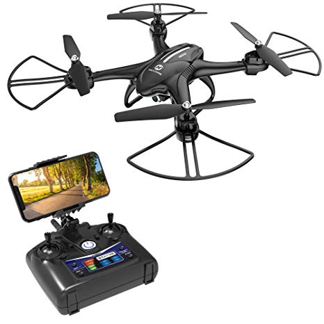 Holy Stone HS200D Drone with HD Camera Live Video for Adults Easy for Kids Beginners- 720P 120°Wide-Angle WiFi Camera Altitude Hold Headless Mode 3D Flips Modular Battery Best Gift