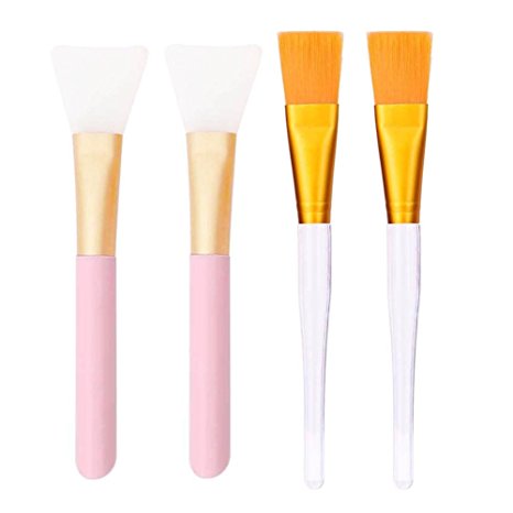 Facial Mask Brush, Premium Soft Face Brushes And Silicone Mask Applicator Brush Set