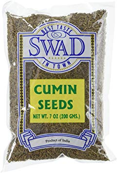 Great Bazaar Swad Cumin Seeds, 7 Ounce