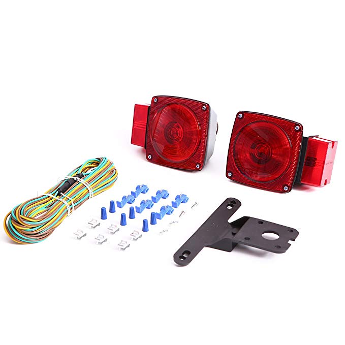 CZC AUTO 12V Mount Combination Trailer Light Kit for Over 80" Width Trailers Trucks RVs Snowmobile