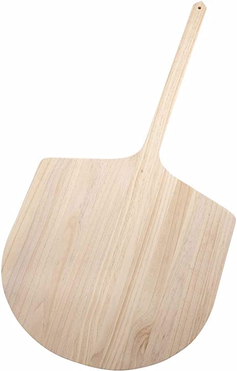 Winco WPP-1642 16" x 18" Wooden Pizza Peel w/ 24" Handle