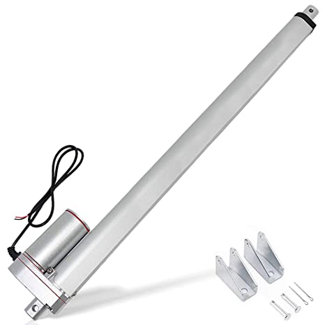 ECO-WORTHY Heavy Duty 330lbs Solar Tracker Linear Actuator Multi-function (12V, 18")