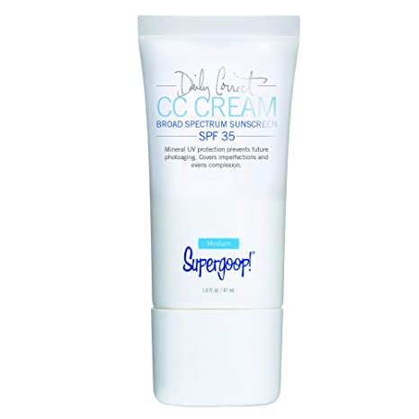 Supergoop! Daily Correct CC Cream Light/Medium SPF 35, 1.6 Fl Oz