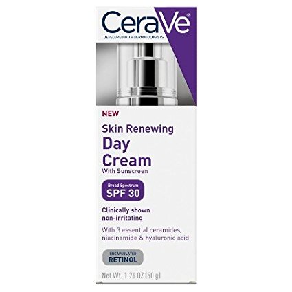 CeraVe Skin Renewing SPF 30 Day Cream, 1.7 Ounce