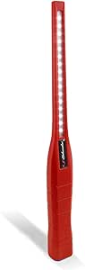 Schumacher SL184RU Slim 360 Degree Rechargeable Work Light Red - Features Ultra-Bright Directional Lighting, 360-Degree Swivel and Tilt, and Dimmer