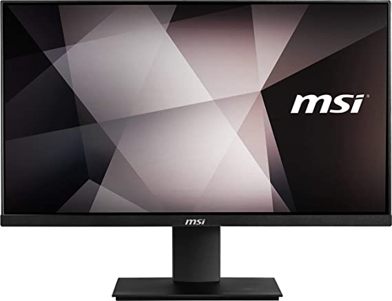 MSI 23.8-inch PRO MP241 Professional Monitor Full HD, Anti-Glare, Display Kit & VESA Mount Support, Designed for The Streaming & On-line Video in Office & Studio