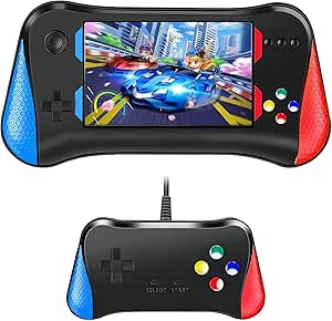 Handheld Game Console, 3.5'' LCD Screen Retro Handheld Video Game Console with Rechargeable Battery, Preloaded 500 Classic Retro Video GamesSupport 2 Players and TV Connection-1