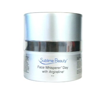 FACE WHISPERER DAY CREAM with Argireline 17 oz Anti Aging Moisturizer from Sublime Beauty to Relax Wrinkles