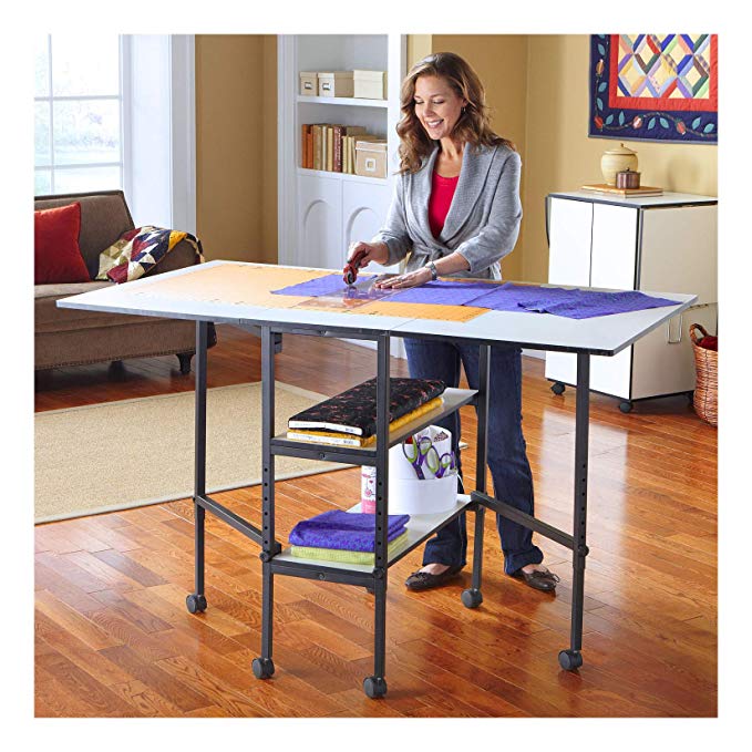 Sullivans Adjustable Home Hobby Table