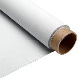 Carls Blackout Cloth Projector Screen Material White Gain 10 169  66x110  128-in  Rolled  FBA Projection ScreenMovie Screen Fabric