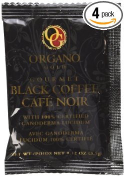 Organo Gold Gourmet Cafe Noir, Black Coffee (1 Box of 30 Sachets)