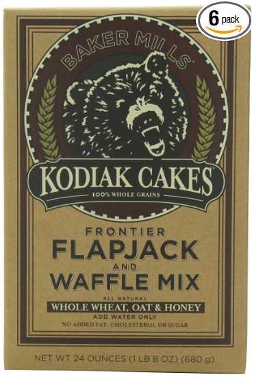 Kodiak Cakes Flapjack and Waffle Mix Frontier 24 Ounce Pack of 6