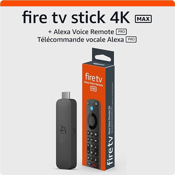 Amazon Fire TV Stick 4K Max with Alexa Voice Remote Pro