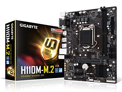 GIGABYTE GA-H110M-M.2 LGA1151 Intel H110 M.2 HDMI Micro ATX DDR4 Motherboard