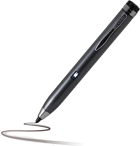 Broonel Grey Fine Point Digital Active Stylus Pen Compatible with The Dell Chromebook 3100 11.6" 2-in-1