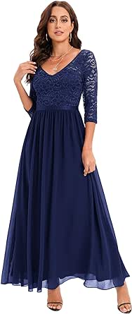 DRESSTELLS Formal Dresses for Women 2024 Wedding Guest Dress Cocktail Dresses Long Prom Dress