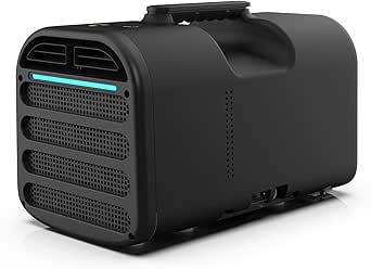 truck ac Outdoor Portable Air Conditioner mini air conditioner for rv Suitable for caravans, camping, kitchen air conditioning，Pet House Air Conditioning Portable, Black, june-ls-u1