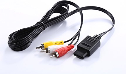 AV Cable for Super Nintendo, Nintendo 64 & Gamecube SNES N64 GC