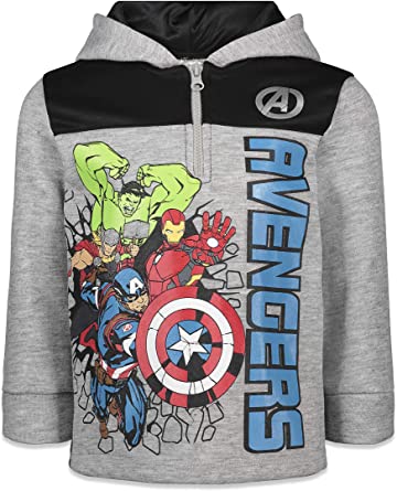 Marvel Avengers Fleece Half-Zip Hoodie